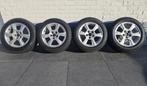 4 jantes alu + 4 pneus kit hiver 5x112, Autos : Pièces & Accessoires, Pneus & Jantes, Pneus hiver, 16 pouces, Véhicule de tourisme