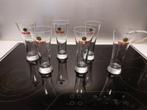 Setje 6 fluitglaasjes vieux temps, Verzamelen, Ophalen of Verzenden, Zo goed als nieuw, Bierglas