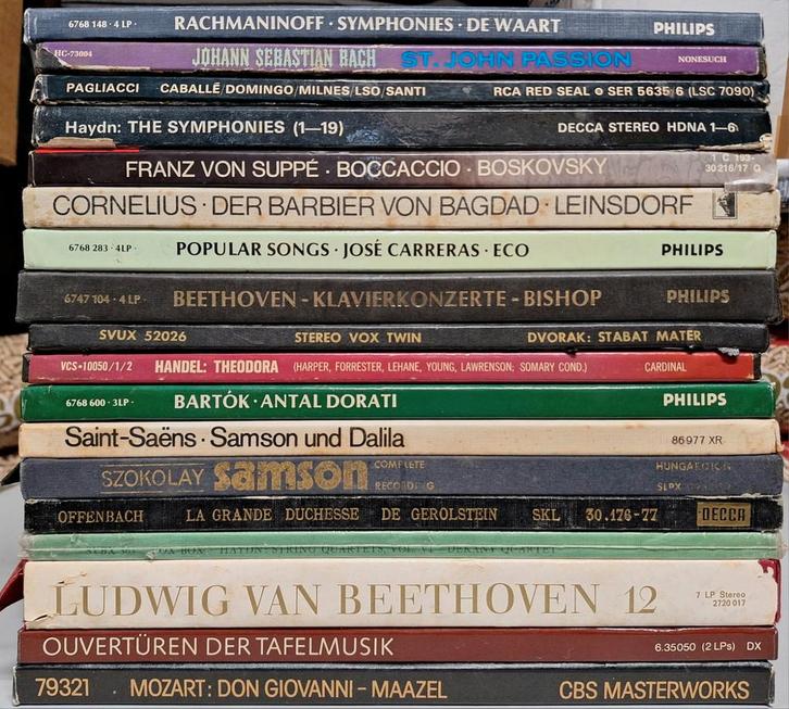 Lot 18 x Lp's Vinyl Klassieke Muziek 33 RPM Boxset, Boeken, Stock en Verzamelingen, Ophalen of Verzenden