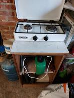 OPNIEUW TE KOOP  Gasvuurtje met gasfles deze is vol, Ophalen, Gebruikt