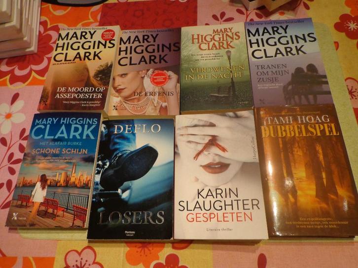 20 verschillende thrillers, Livres, Thrillers, Utilisé, Enlèvement ou Envoi