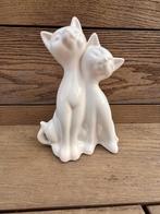 Retro poezenbeeldje vintage koppel katjes, Ophalen of Verzenden, Zo goed als nieuw, Dier