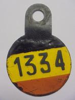 emaille militaire taksplaat belgisch leger email fietsplaat, Verzamelen, Ophalen of Verzenden, Overige soorten, Embleem of Badge