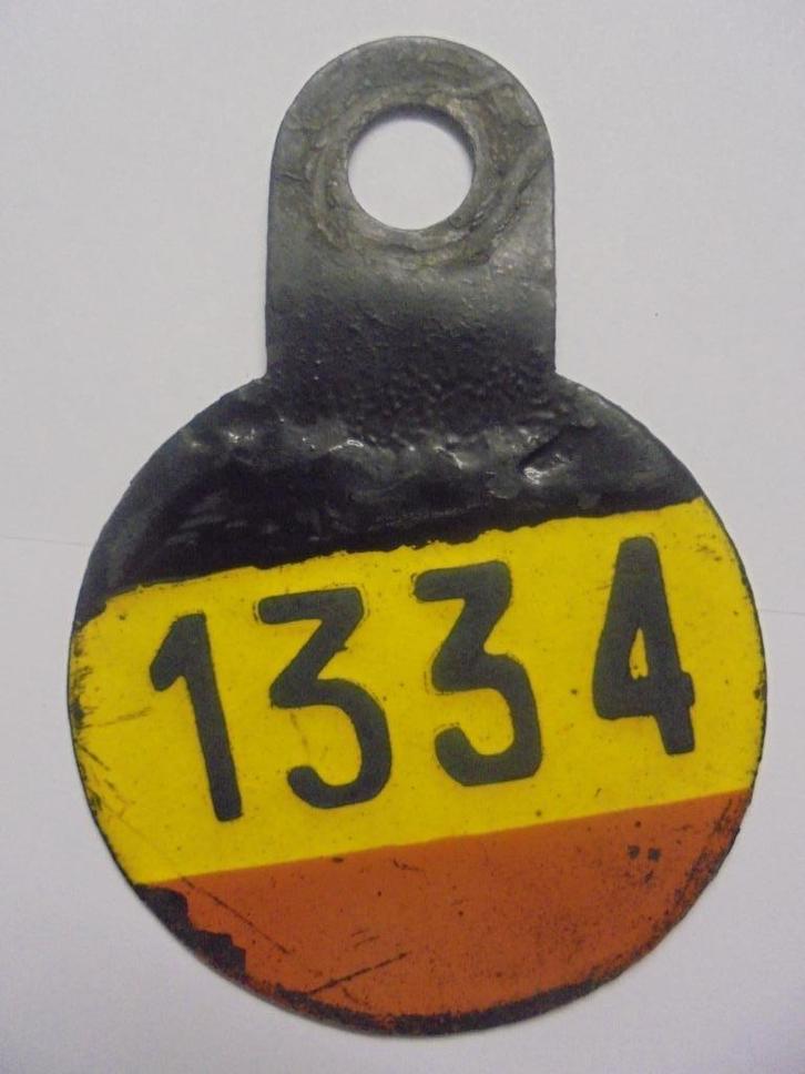 emaille militaire taksplaat belgisch leger email fietsplaat, Verzamelen, Militaria | Algemeen, Overige soorten, Embleem of Badge