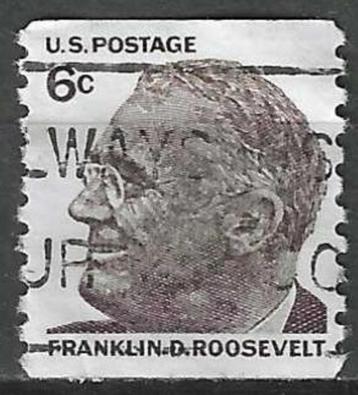 USA 1965/1966 - Yvert 797b - Franklin Delano Roosevelt (ST)
