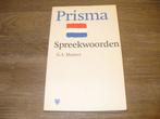 Prisma spreekwoorden, Ophalen of Verzenden, Nederlands