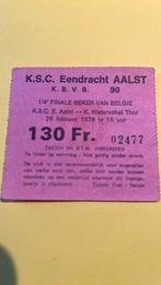 Ticket Eendracht Alost Waterschei 25/02/79 coupe Belgique, Envoi
