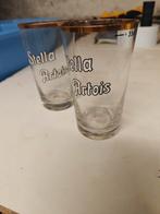 Vintage Stella Artois bierglazen 33cl – set van 2, Verzamelen, Ophalen of Verzenden