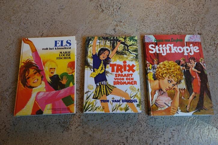 3 vintage meisjesboeken, Boeken, Kinderboeken | Jeugd | 10 tot 12 jaar, Gelezen, Fictie, Ophalen of Verzenden