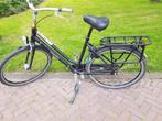 Mat zwarte GAZELLE NL transsportfiets, Fietsen en Brommers, Fietsen | Dames | Omafietsen, Ophalen, Zo goed als nieuw