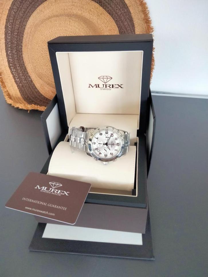NIEUW Zwitsers horloge „MUREX” met garantie, Hobby en Vrije tijd, Overige Hobby en Vrije tijd, Nieuw, Ophalen of Verzenden