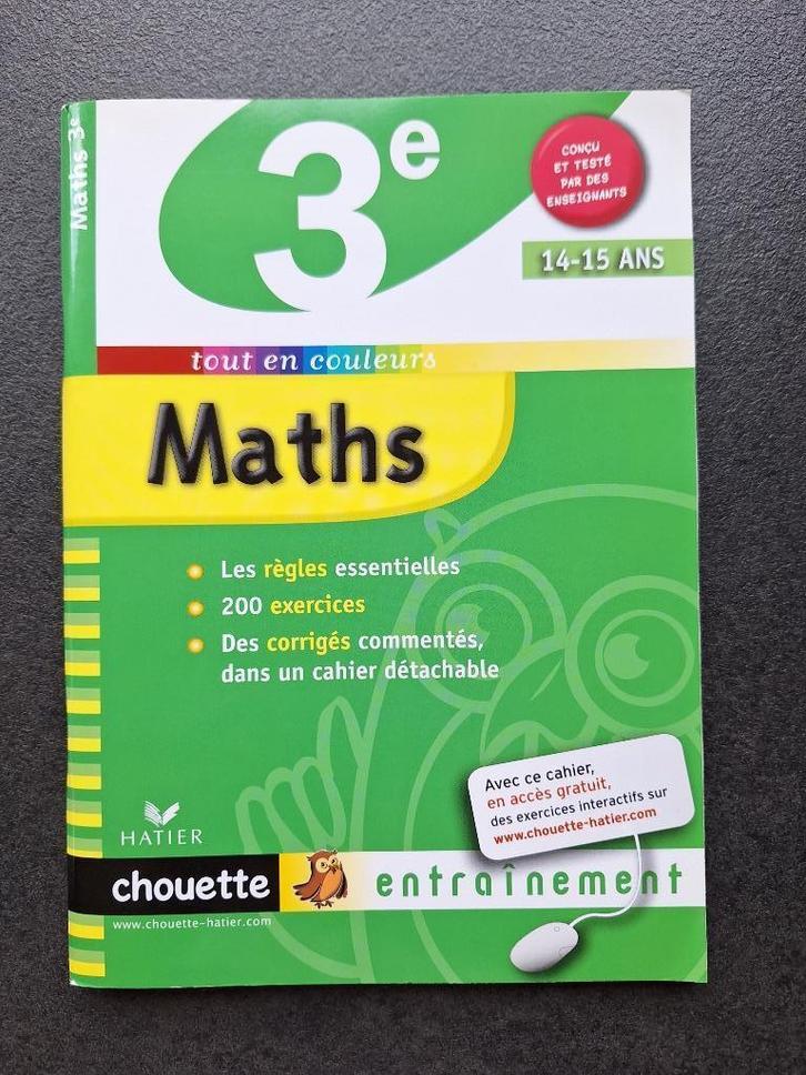 Math 3e (14-15 ans) Hatier, Boeken, Schoolboeken, Nieuw, Wiskunde A, ASO, Ophalen of Verzenden