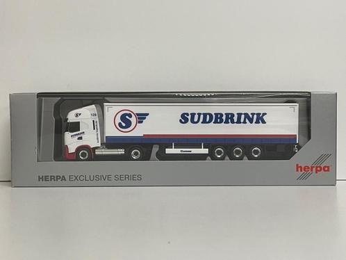 Herpa Iveco S-Way Sudbrink 1/87, Hobby en Vrije tijd, Modelauto's | 1:87, Zo goed als nieuw, Bus of Vrachtwagen, Herpa, Ophalen of Verzenden
