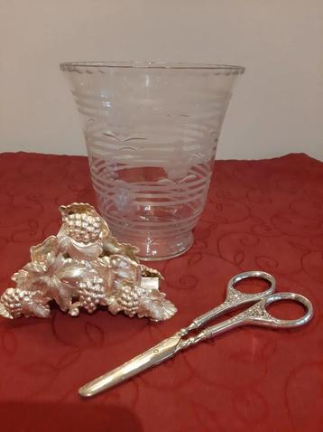 Druivenschaar massief zilver 800 beschikbaar voor biedingen
