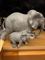 Éléphant et son bébé en plastique, Verzamelen, Dierenverzamelingen, Ophalen of Verzenden, Zo goed als nieuw