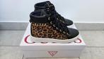 Guess sneakers met hoge bovenkant en luipaardprint, Ophalen of Verzenden, Zo goed als nieuw, Zwart, Sneakers