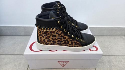Guess sneakers met hoge bovenkant en luipaardprint, Kleding | Heren, Schoenen, Zo goed als nieuw, Sneakers, Zwart, Ophalen of Verzenden