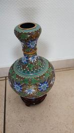 Vase cloisonné en émail chinois, Antiquités & Art, Enlèvement ou Envoi