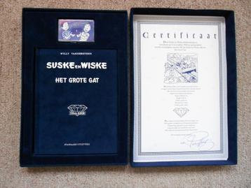 Suske en Wiske - Het Grote Gat - Luxe box 1996 met diamant beschikbaar voor biedingen