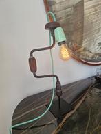 Vibtage sfeerlamp frus groen gemaakt uit een boormachine, Antiek en Kunst, Antiek | Verlichting, Ophalen of Verzenden