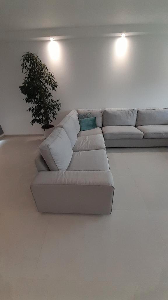 canapé, Maison & Meubles, Canapés | Salons, Utilisé, Banc d'angle, Autres dimensions, 300 cm ou plus, 75 à 100 cm, Tissus, Enlèvement