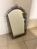Ijzeren spiegel, Huis en Inrichting, Woonaccessoires | Spiegels, Ophalen, Zo goed als nieuw