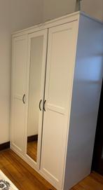 Penderie 3 portes avec miroir, 50 tot 100 cm, Met hangruimte, 150 tot 200 cm, 50 tot 75 cm