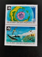 Chili 1991 - 30e verjaardag Antarctica verdrag ** - paar, Postzegels en Munten, Ophalen of Verzenden, Zuid-Amerika, Postfris