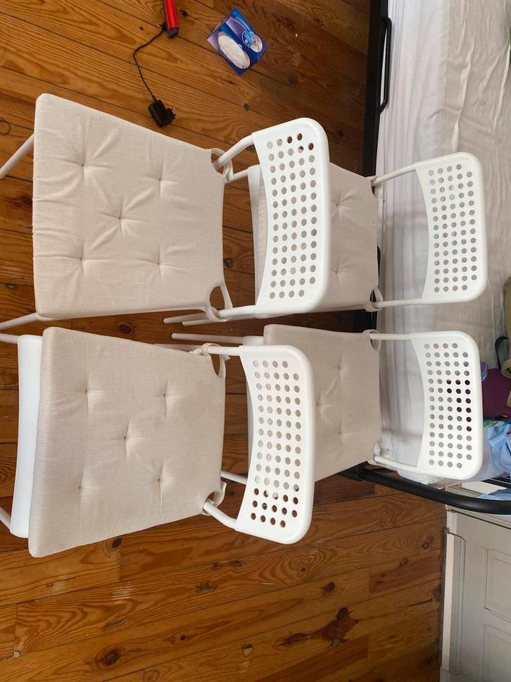 Eetkamerstoel ADDE x4 inclusief kussens, Maison & Meubles, Chaises, Enlèvement