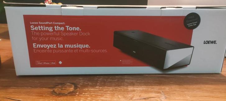 Loewe SoundPort Compact – Nieuw in doos, Audio, Tv en Foto, Luidsprekerboxen, Nieuw, Overige merken, Ophalen