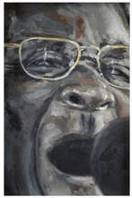 Thomas Huyghe (1971), oil on wood board, Robert Mugabe, 2009, Antiek en Kunst, Kunst | Schilderijen | Modern, Ophalen