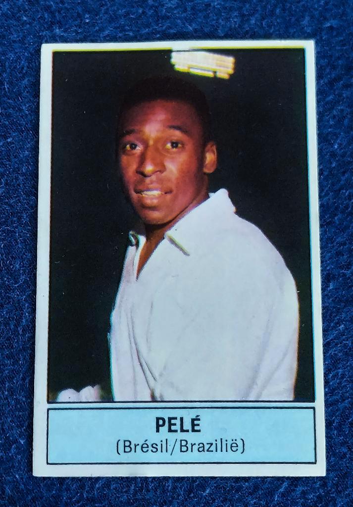rare Panini sticker card voetbal ' FB 1972 - PELE '  #331, Verzamelen, Sportartikelen en Voetbal, Nieuw, Poster, Plaatje of Sticker