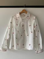 Nieuwe bloes kers / hart, Verzenden, Nieuw, Maat 36 (S), Wit