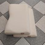 2 Hoofdkussens Dorsoo, Eenpersoons, Beige, Ophalen of Verzenden, Zo goed als nieuw