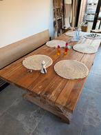 Teak tafel 260 x 100, Huis en Inrichting, Tafels | Eettafels, Ophalen, Gebruikt, 100 tot 150 cm, Teakhout