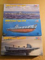 Lot van 3 Hobby Boss 1/700 Duikboten, Hobby en Vrije tijd, Modelbouw | Boten en Schepen, Ophalen of Verzenden, Zo goed als nieuw