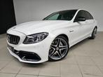 Mercedes C63 AMG V8 Turbo, Auto's, Automaat, Wit, Bedrijf, 5 deurs