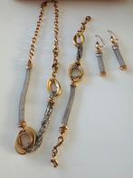 Prachtige Swarovski set van 18 karaat goud, Ophalen, Zo goed als nieuw, Goud, Goud