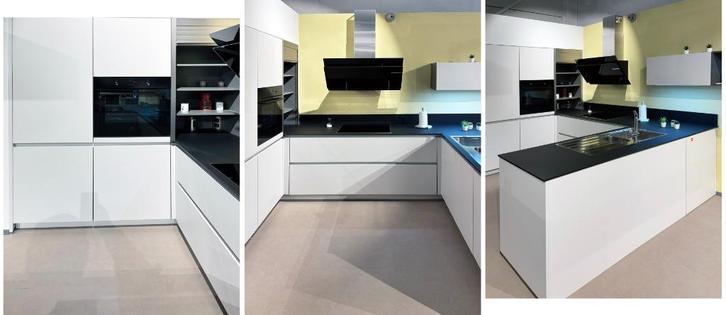 Reddy Keukens U keuken, wit ongebruikt met natuursteenblad, Huis en Inrichting, Keuken | Complete keukens, Nieuw, U-keuken, Wit