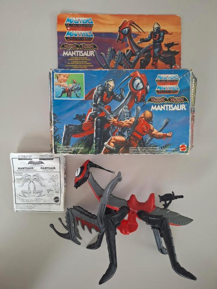 He-man motu masters of the universe mantisaur vintage, Hobby en Vrije tijd, Verzamelkaartspellen | Overige, Ophalen of Verzenden