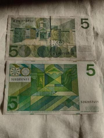 1 vijf gulden biljet Nederland VONDEL 26 APRIL, Postzegels en Munten, Bankbiljetten | Nederland, Ophalen of Verzenden, 5 gulden