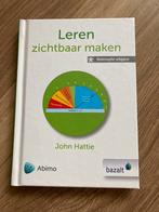 John Hattie - Leren zichtbaar maken, Boeken, Nieuw, Overige niveaus, Nederlands, Ophalen of Verzenden