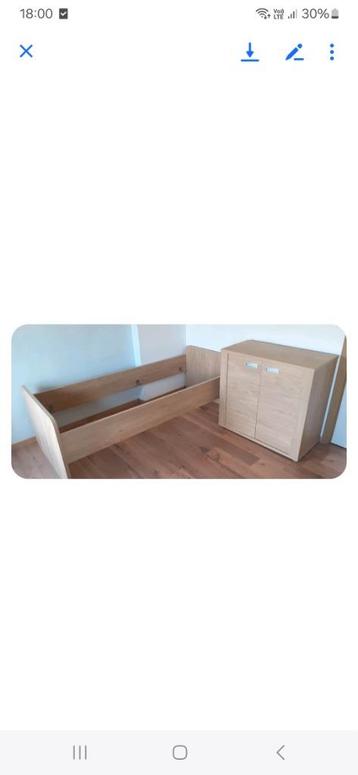 €90 Slaapkamer: bed, 3delige kast en commode beschikbaar voor biedingen