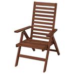 2x Ikea Applaro Ligstoel Outdoor Bruin Opvouwbaar, Ophalen, Nieuw
