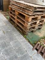 Euro Palletten  5 stuks + 4 gratis wegwerp (voor brandhoud ), Tuin en Terras, Brandhout, Ophalen