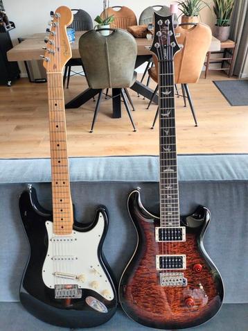 Fender USA Stratocaster en/of PRS SE 24 Custom Quilt  beschikbaar voor biedingen