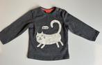 T-shirt poes meisje - mt 62, Kinderen en Baby's, Babykleding | Maat 62, Meisje, Shirtje of Longsleeve, Ophalen of Verzenden, Zo goed als nieuw