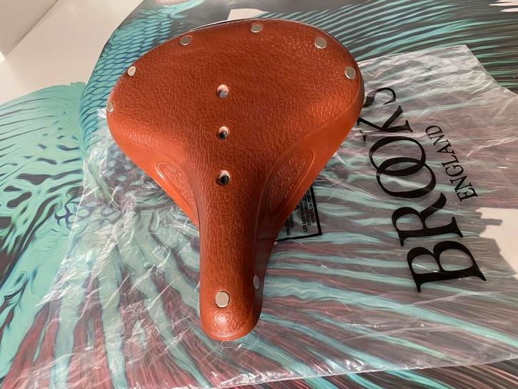 Brooks B67 'Honey' stoel, Fietsen en Brommers, Fietsaccessoires | Overige Fietsaccessoires, Zo goed als nieuw, Ophalen of Verzenden