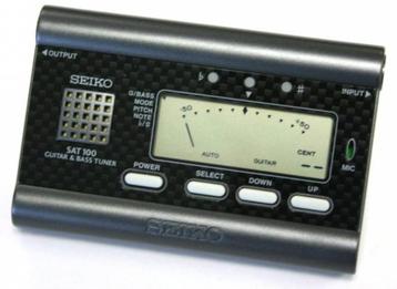 Seiko SAT 100 gitaar- en bastuner beschikbaar voor biedingen