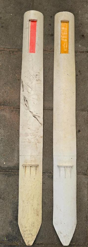 2 stuks Bermpaal kunststof - Flexibel 1100x105mm reflectoren beschikbaar voor biedingen